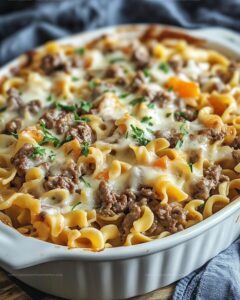 Sour Cream Beef Noodle Casserole Recipe