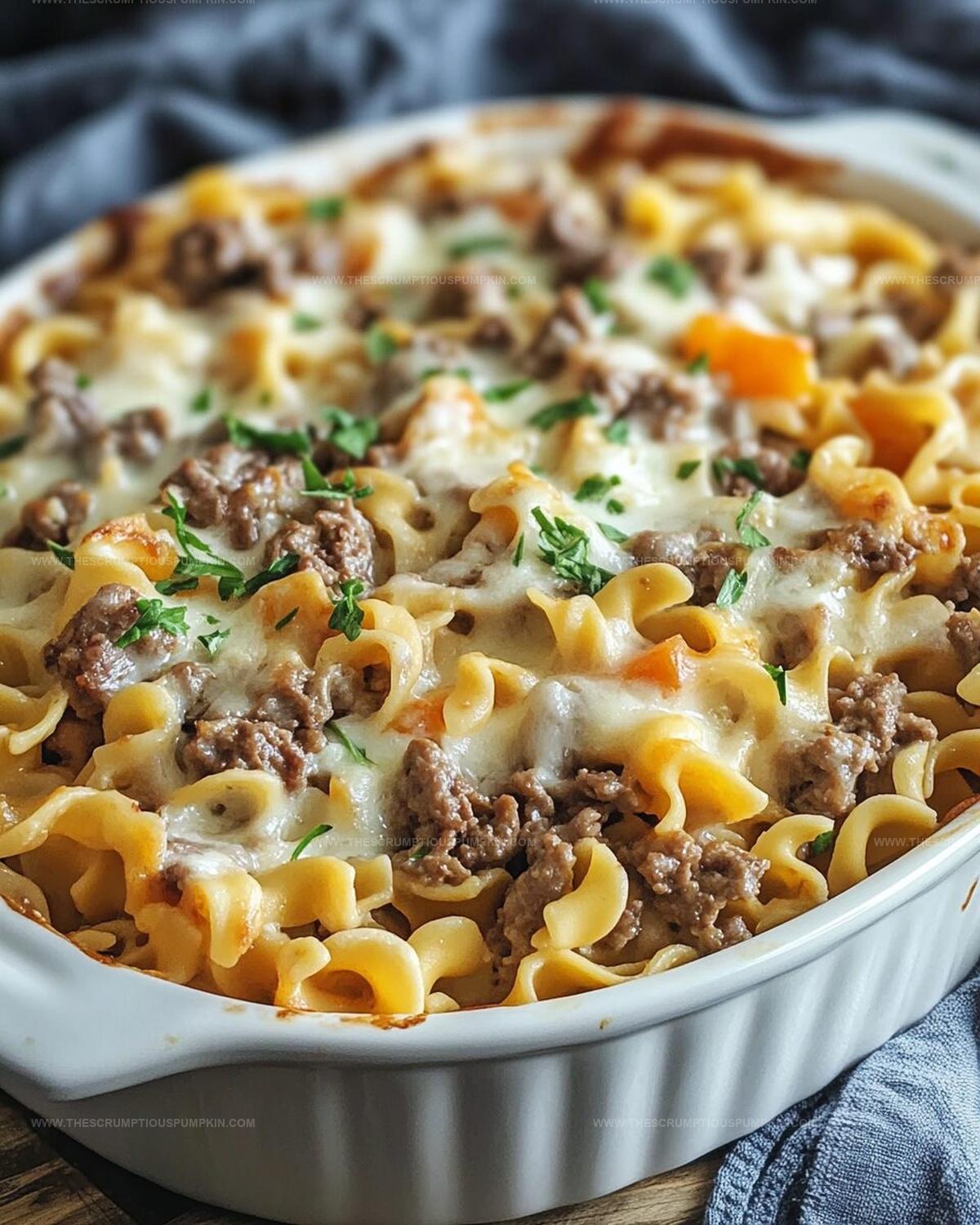 Sour Cream Beef Noodle Casserole Recipe