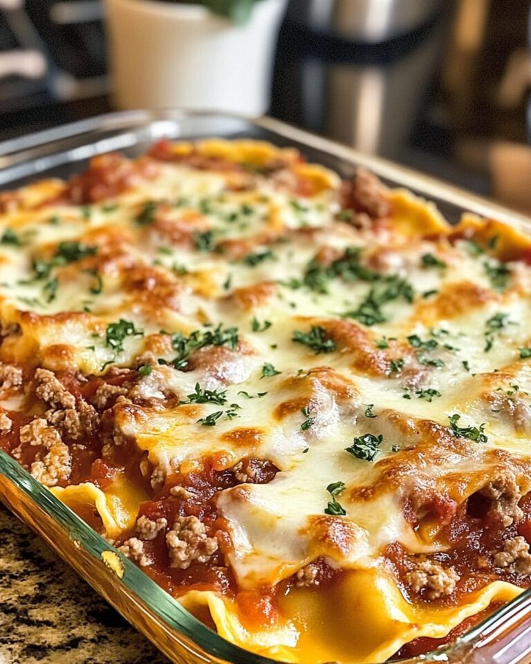 Gilded Million Dollar Ravioli Casserole Recipe