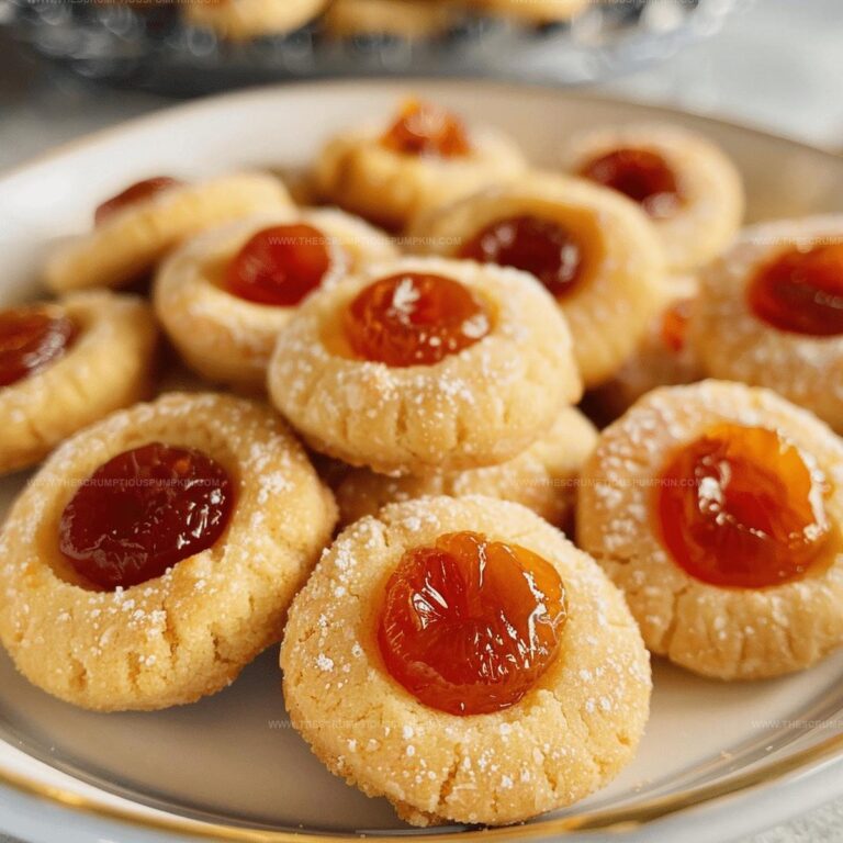 Apricot Cream Cheese Thumbprint Cookies Recipe