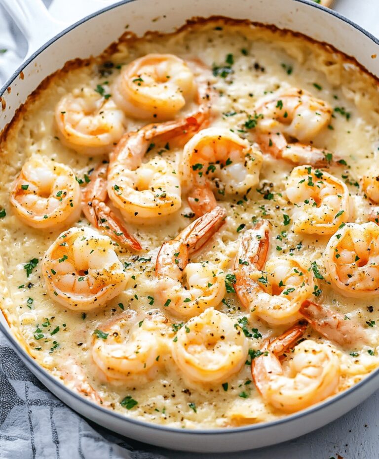 Delicious Garlic Shrimp Gratin Recipe