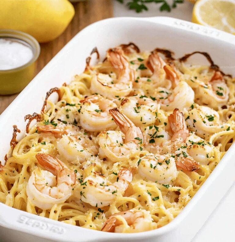 Shrimp Scampi Pasta Bake Recipe