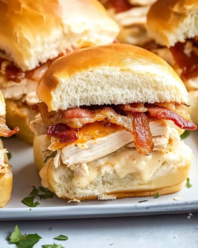 Slider-Style Chicken Bacon Ranch Sliders Recipe