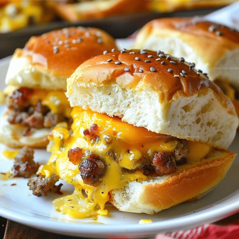 Sausage Egg And Cheese Breakfast Sliders Recipe