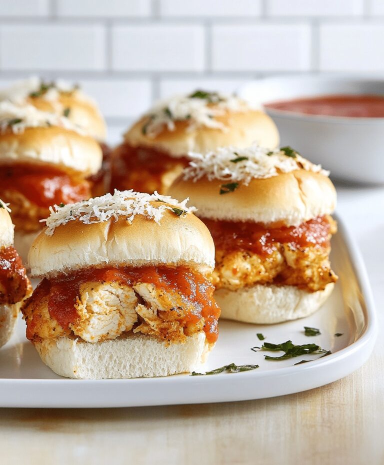 Chicken Parmesan Sliders Recipe