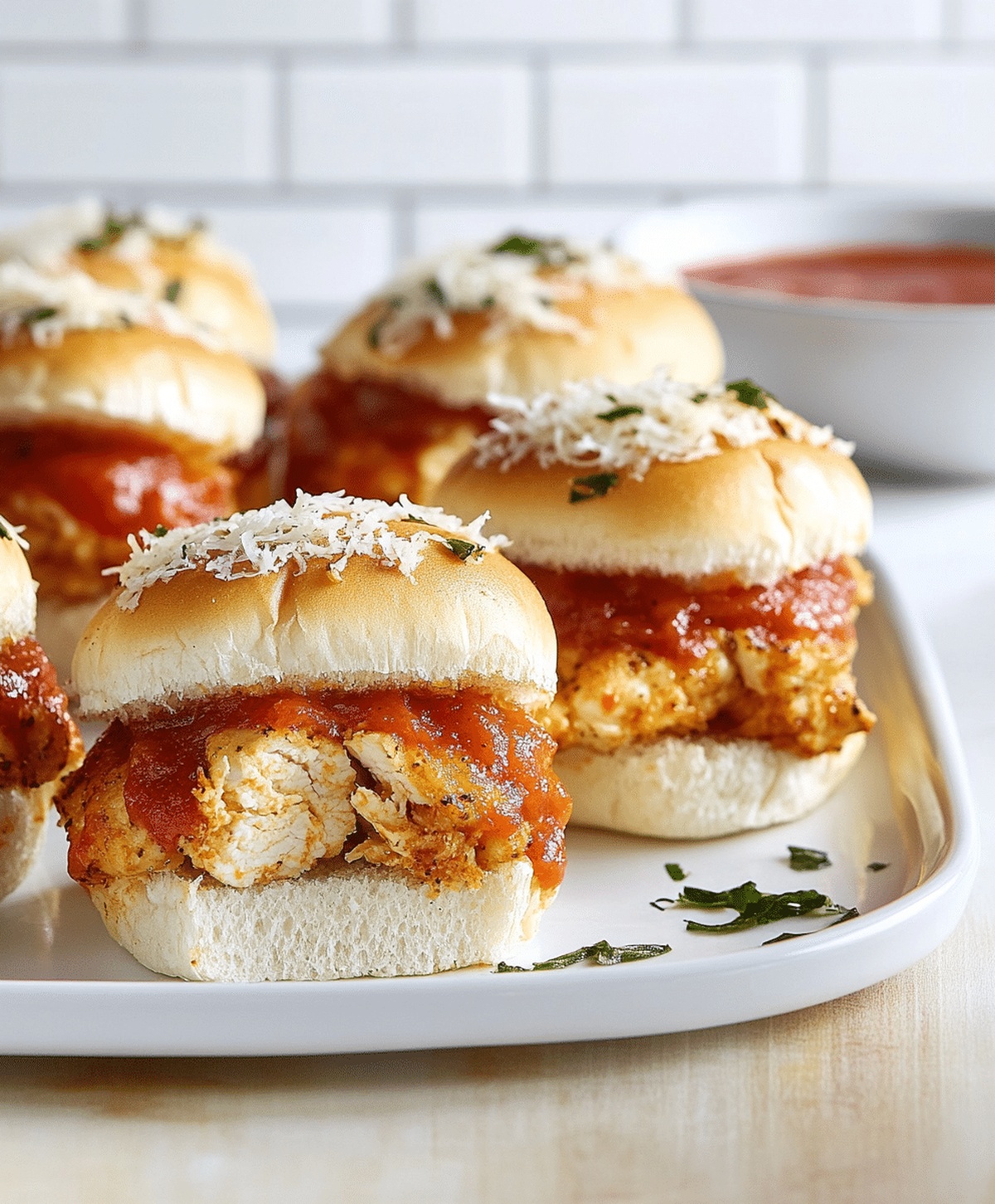 Chicken Parmesan Sliders Recipe