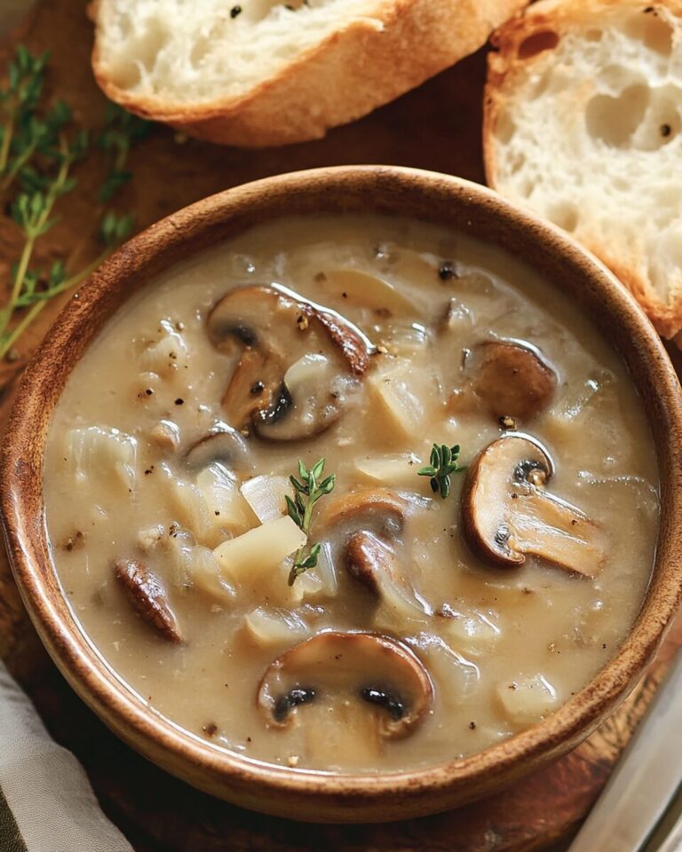 Creamy French Onion and Mushroom Soup Recipe
