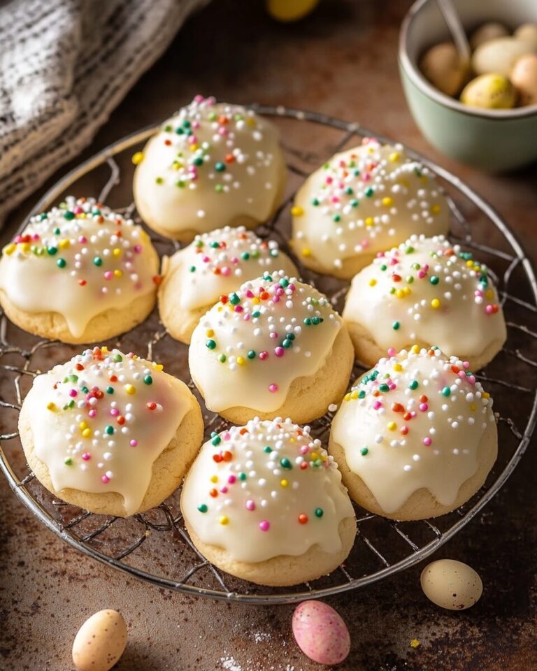 Traditional Italian Lemon-Glazed Easter Cookies Recipe