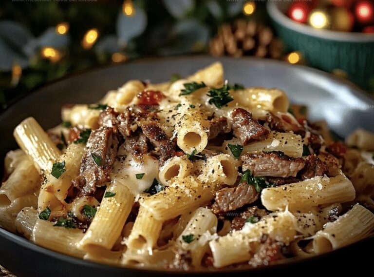 Philly Cheesesteak Pasta Recipe