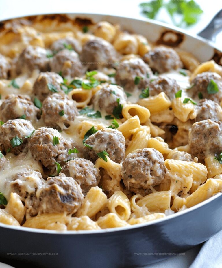 Swedish Meatball Pasta Bake Recipe