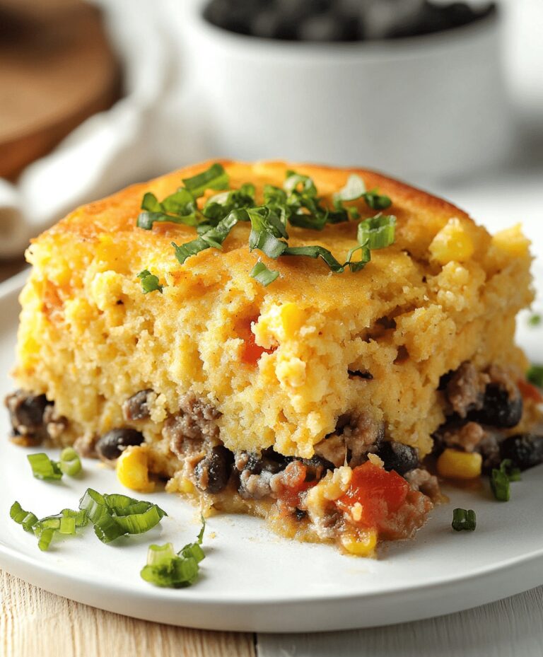 Easy Cowboy Cornbread Casserole Recipe
