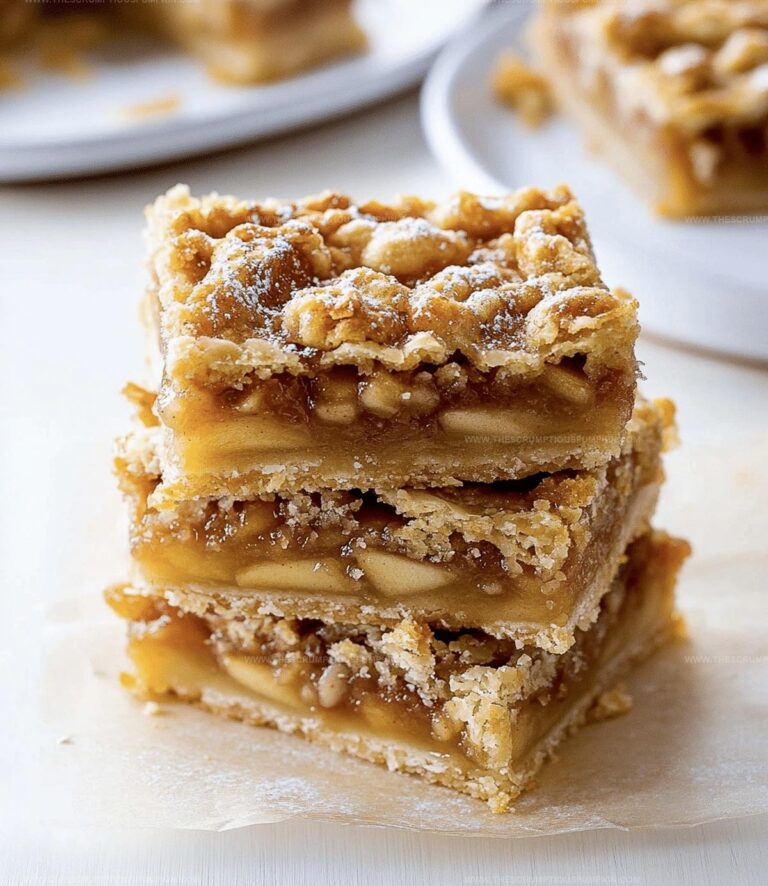 Flaky Apple Pie Bars Recipe