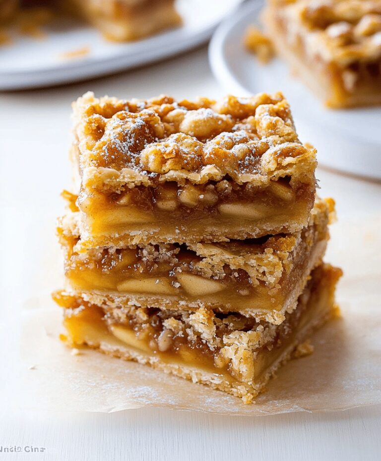 Flaky Apple Pie Bars Recipe