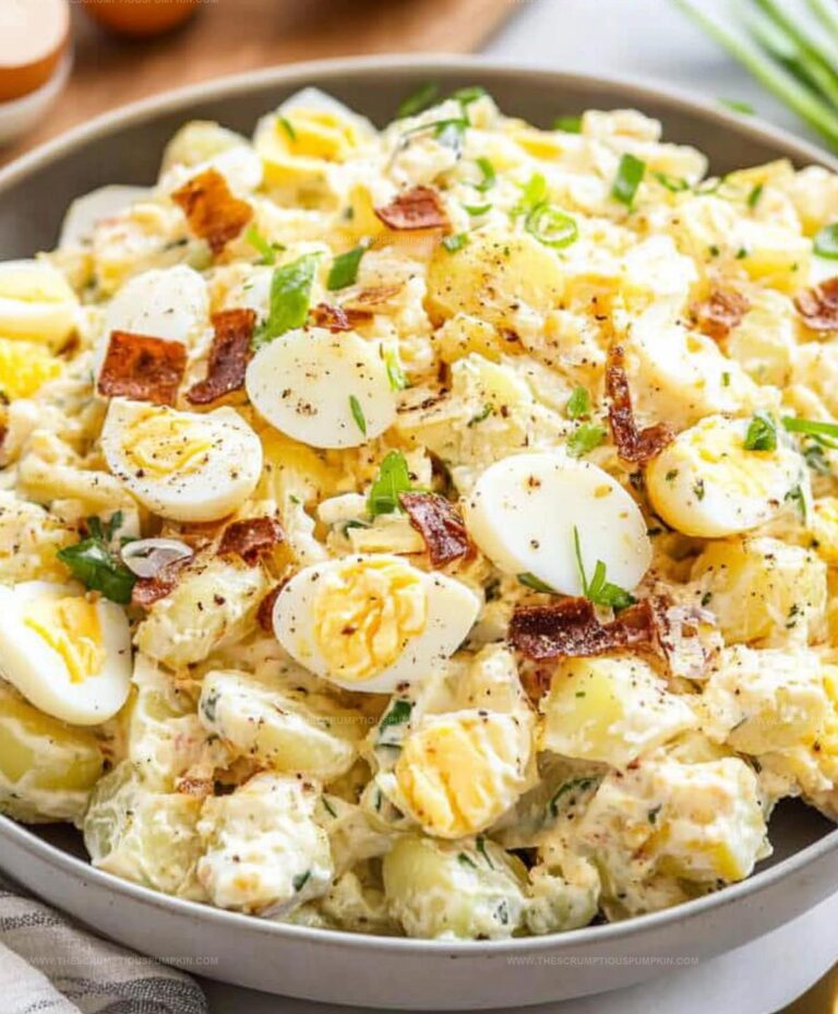 Easy Potato Salad With Eggs Recipe