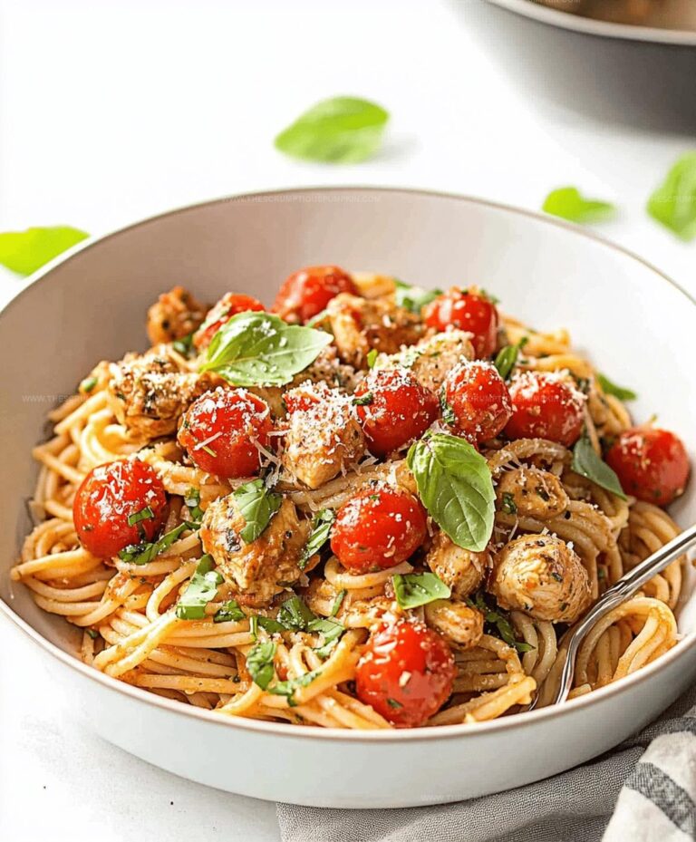 Delicious Bruschetta Chicken Pasta Recipe