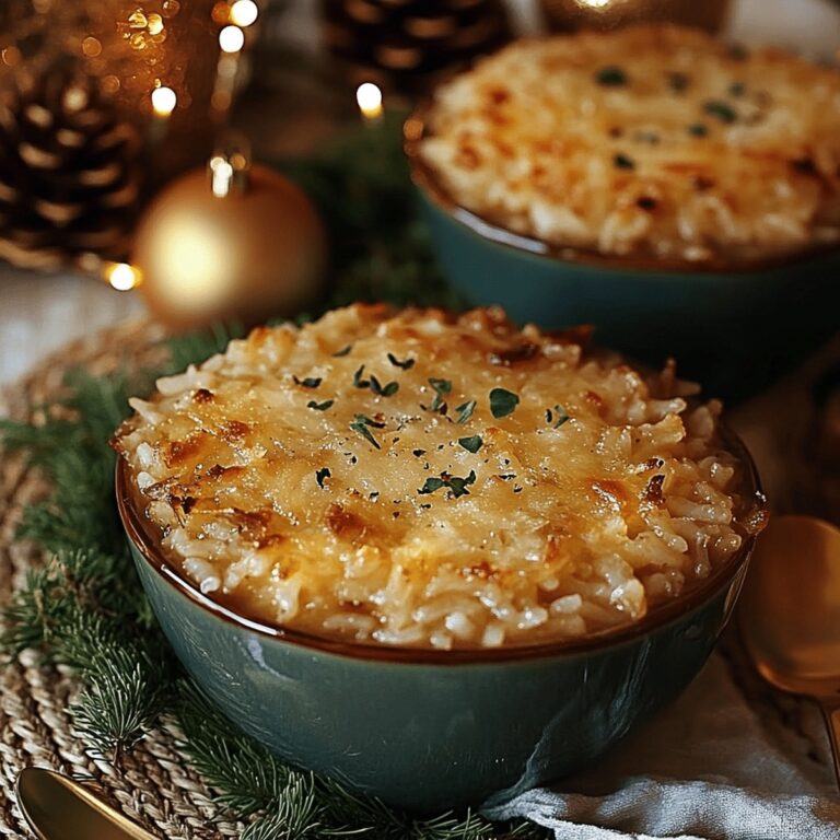 French Onion Soup Rice Recipe