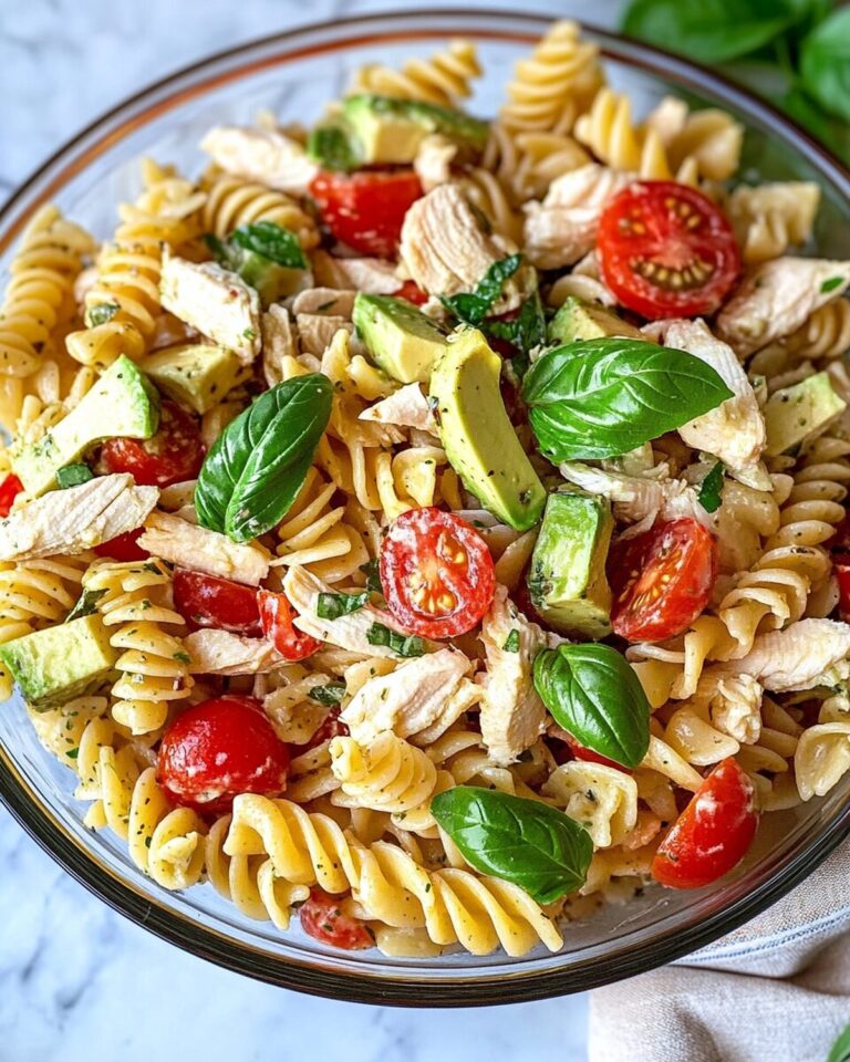 Chicken Avocado Pasta Salad Recipe