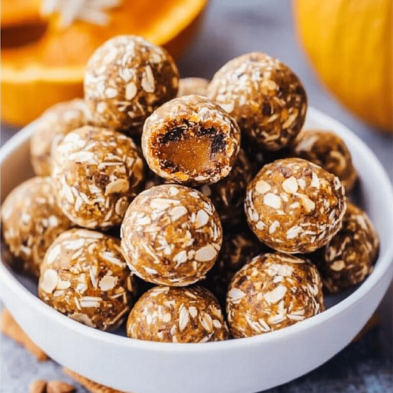 No-bake Healthy Pumpkin Pie Energy Balls Recipe