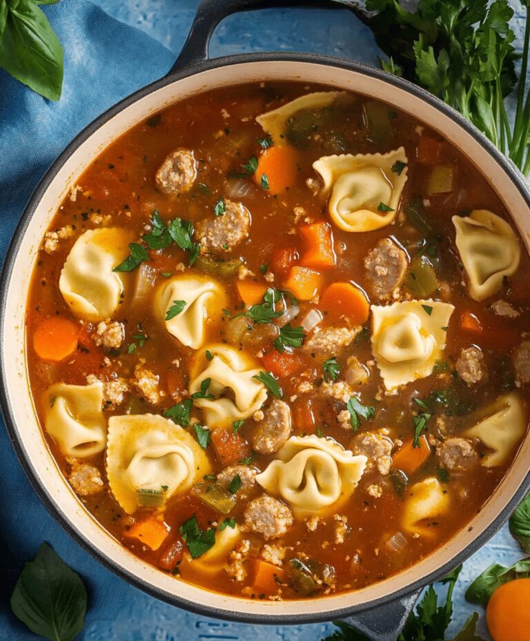 The Best Sausage Tortellini Soup Recipe