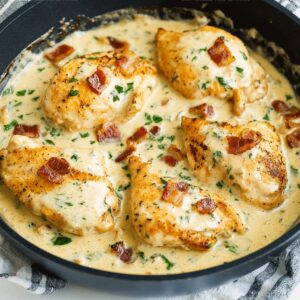 Quick and Tasty One Pan Bacon Chicken Recipe