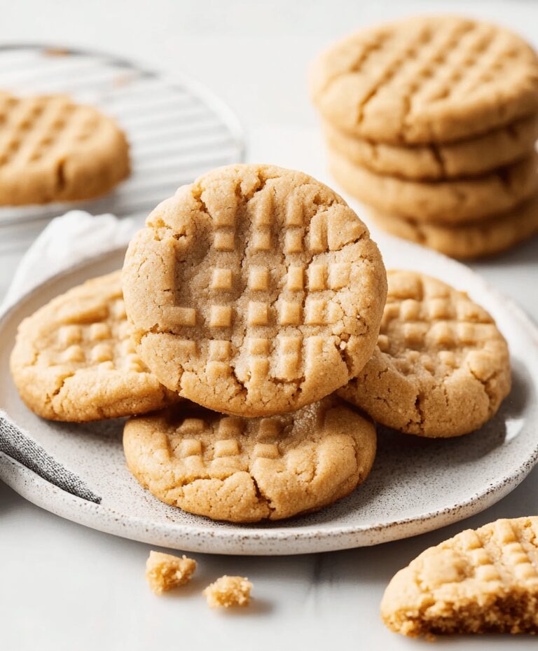 Soft Peanut Butter Cookie Recipe