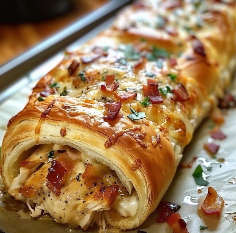 Chicken Bacon Ranch Stromboli Recipe