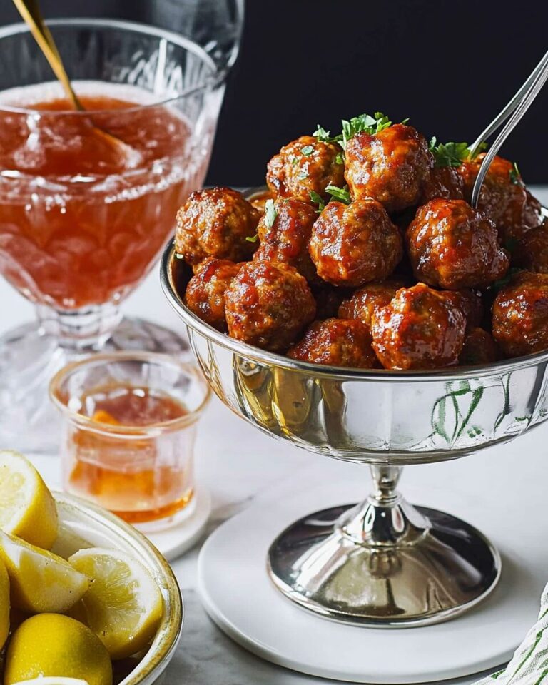 Sweet and Tangy Cranberry Cocktail Meatballs Recipe