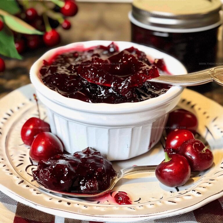 Bing Cherry Freezer Jam Recipe