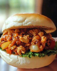 Pepper-Jack Cajun Chicken Sloppy Joes Recipe