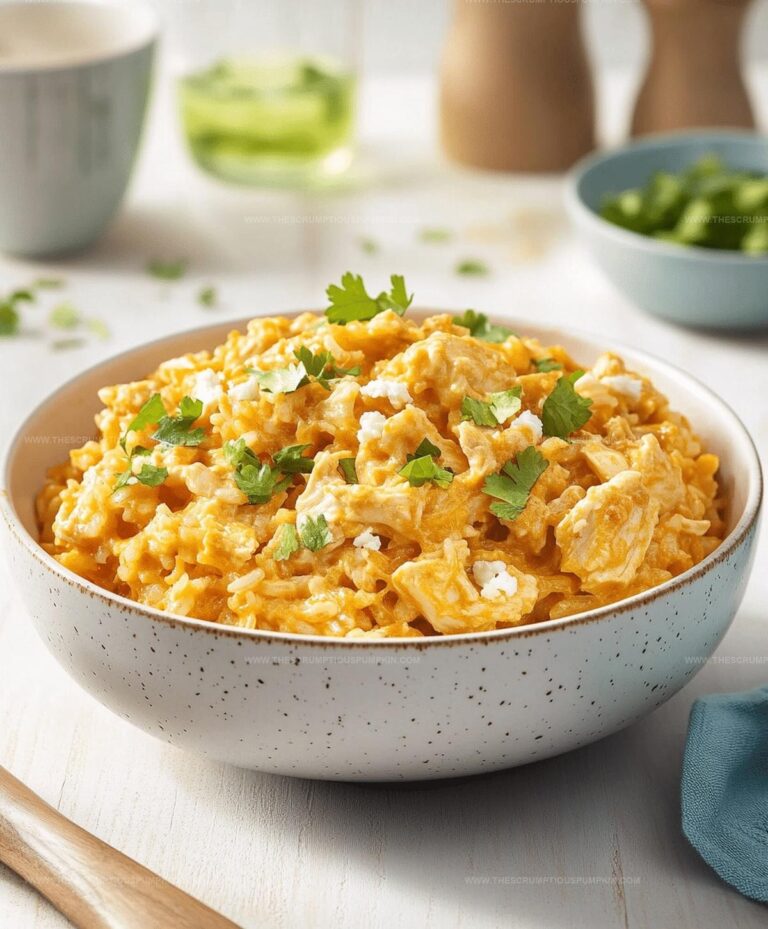 Buffalo Chicken And Cheddar Rice Recipe