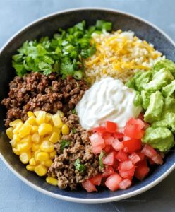 Easy Beef Burrito Bowl Recipe