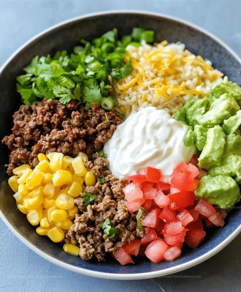 Easy Beef Burrito Bowl Recipe