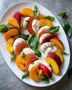 Peach Caprese Salad Recipe