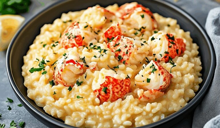 Lemon Butter Lobster Risotto Recipe