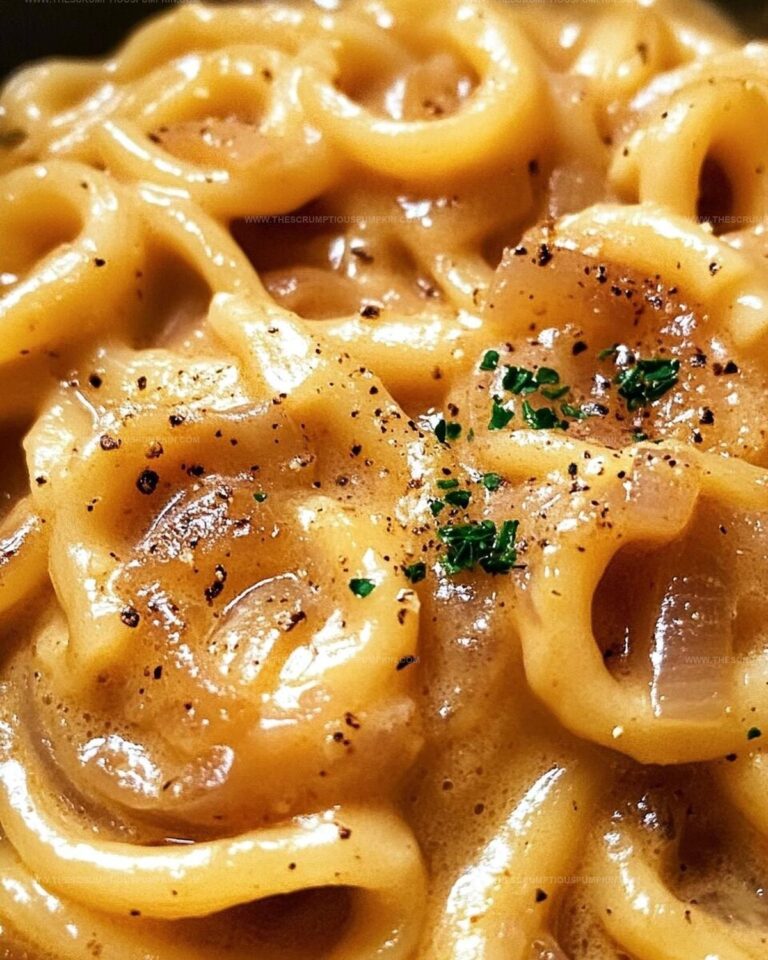 Creamy Caramelized Onion Pasta Delight Recipe