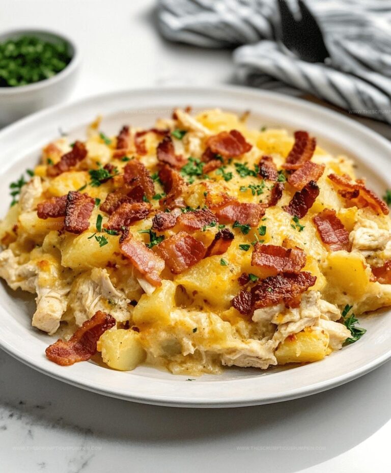 Chicken Bacon Ranch Casserole With Potatoes Recipe