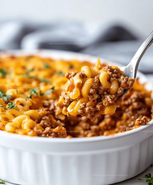 Quick & Cozy Simple Ground Beef Casserole Recipe for Dinner Joy - The ...
