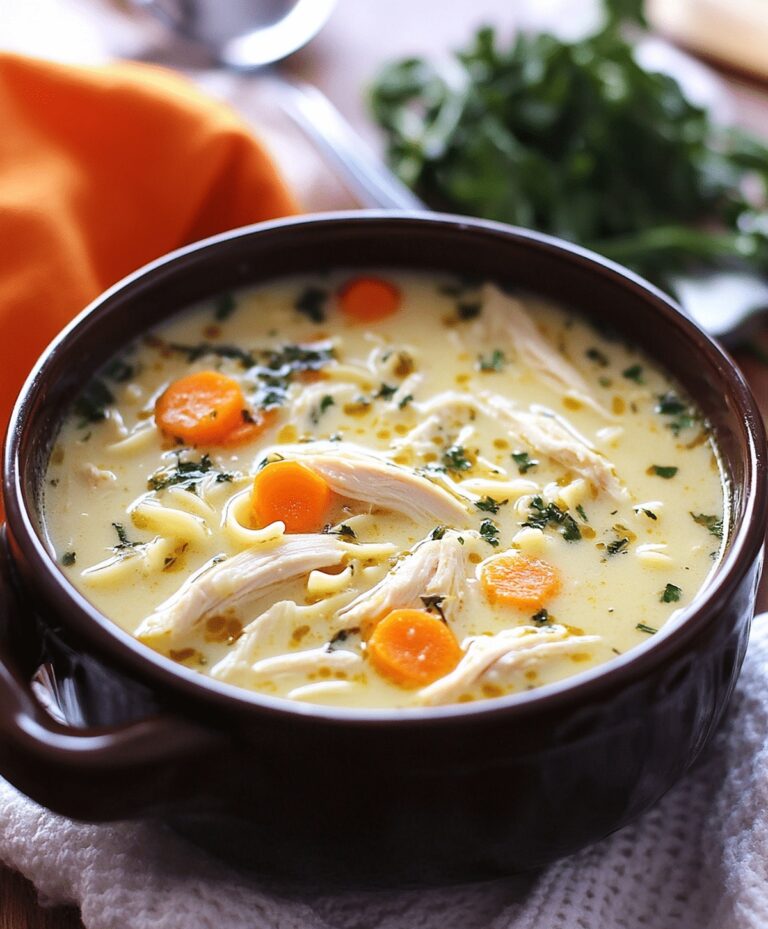 Best Creamy Chicken Noodle Soup Recipe