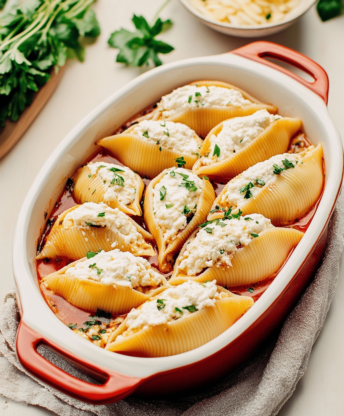 Ricotta Stuffed Shells Recipe