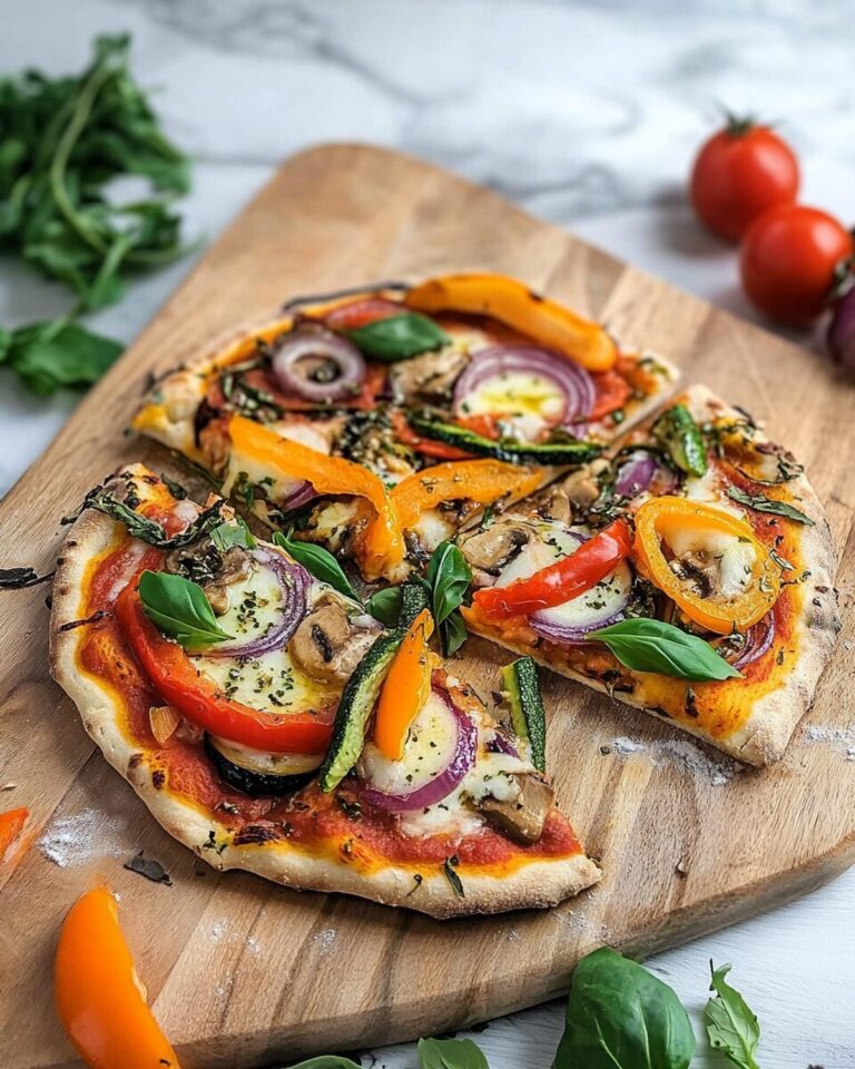 Veggie Pizza for One Recipe