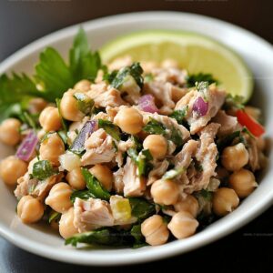 Chickpea Tuna Salad (No Mayo) Recipe