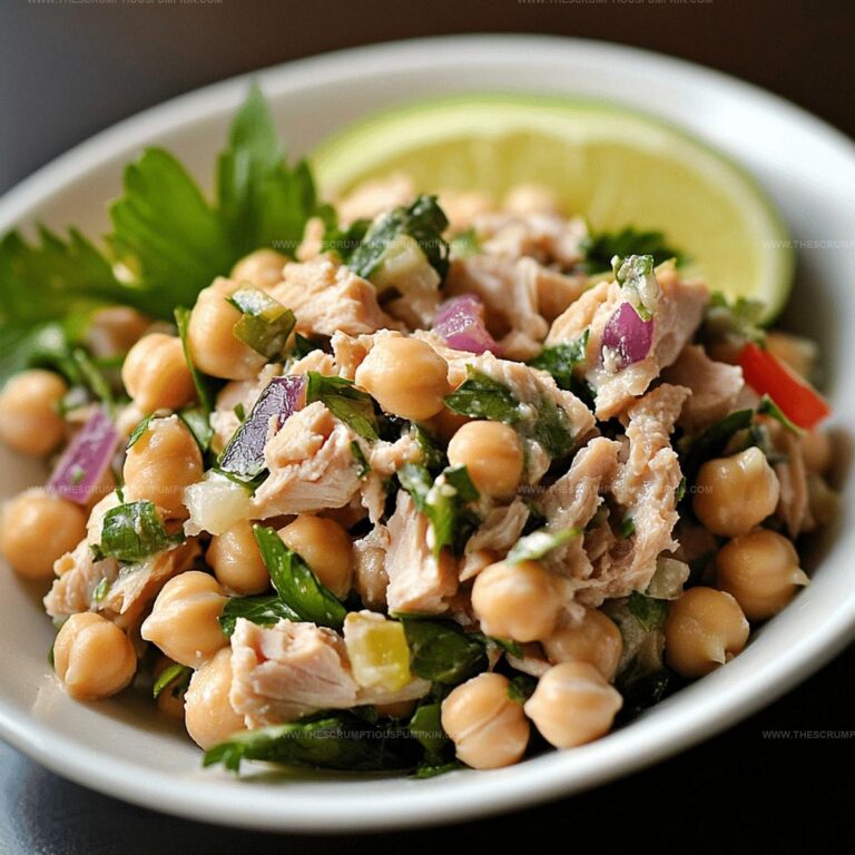 Chickpea Tuna Salad (No Mayo) Recipe