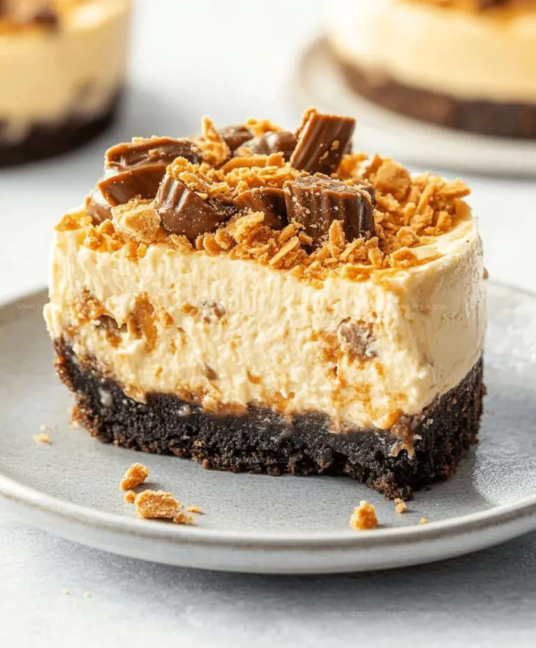 Peanut Butter Butterfinger Cheesecake Recipe
