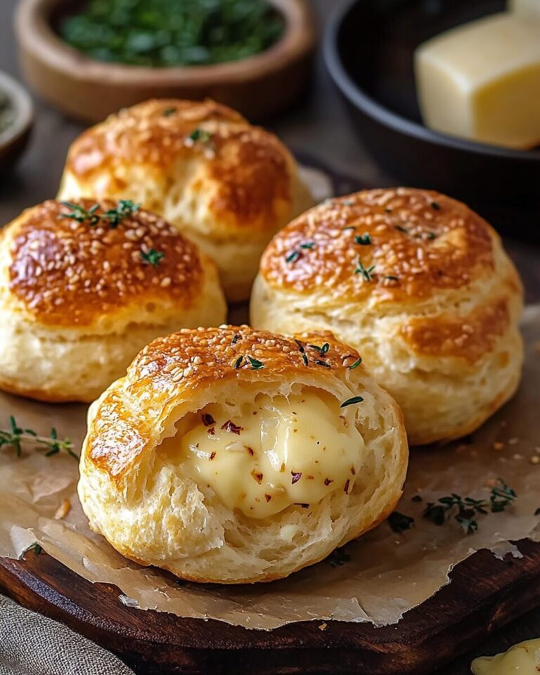Pillsbury Biscuit Garlic Butter Cheese Bombs Recipe