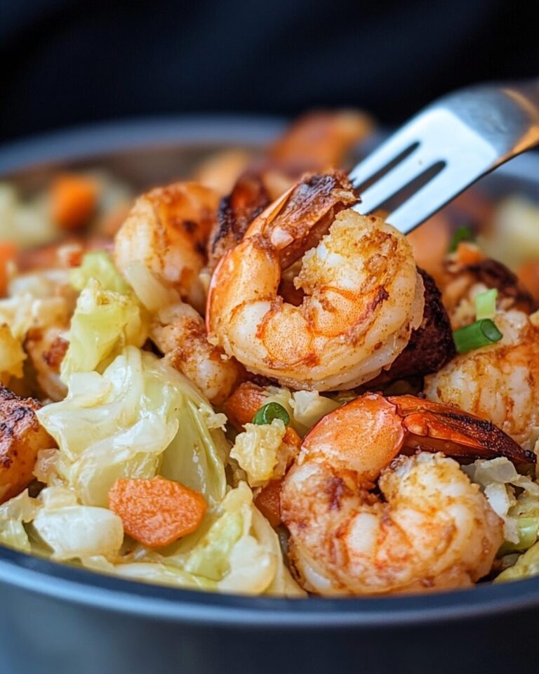 Southern Fried Cabbage with Shrimp Recipe