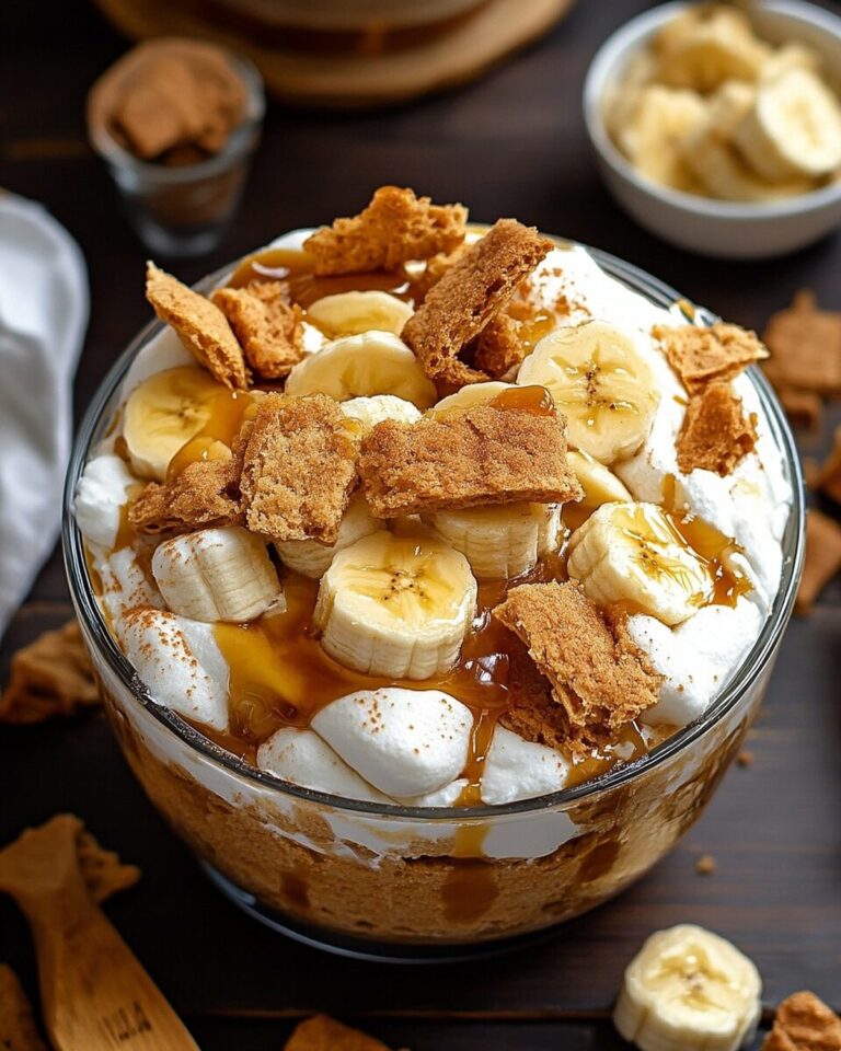Decadent Layers of Biscoff Banana Pudding with Velvety Caramel Recipe