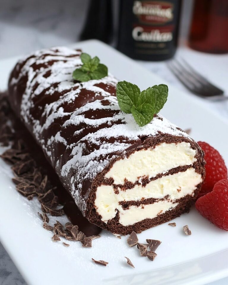 Chocolate Roulade with Baileys Cream Recipe