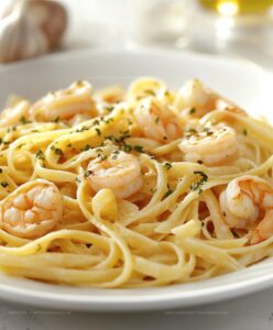 Savory Garlic Butter Shrimp Pasta Recipe