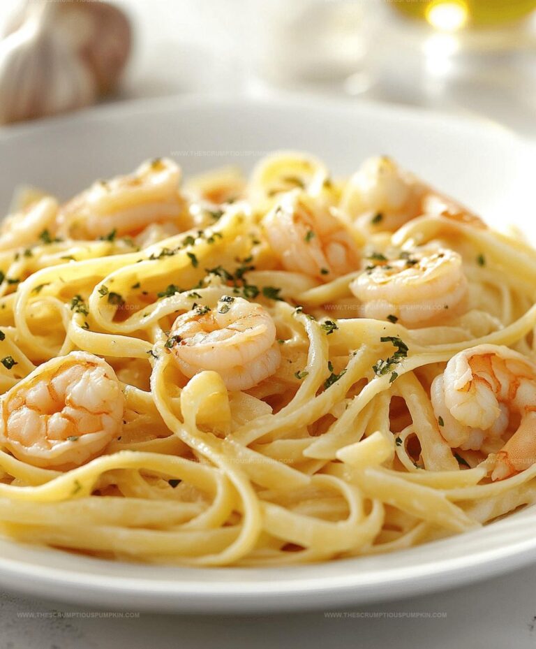 Savory Garlic Butter Shrimp Pasta Recipe