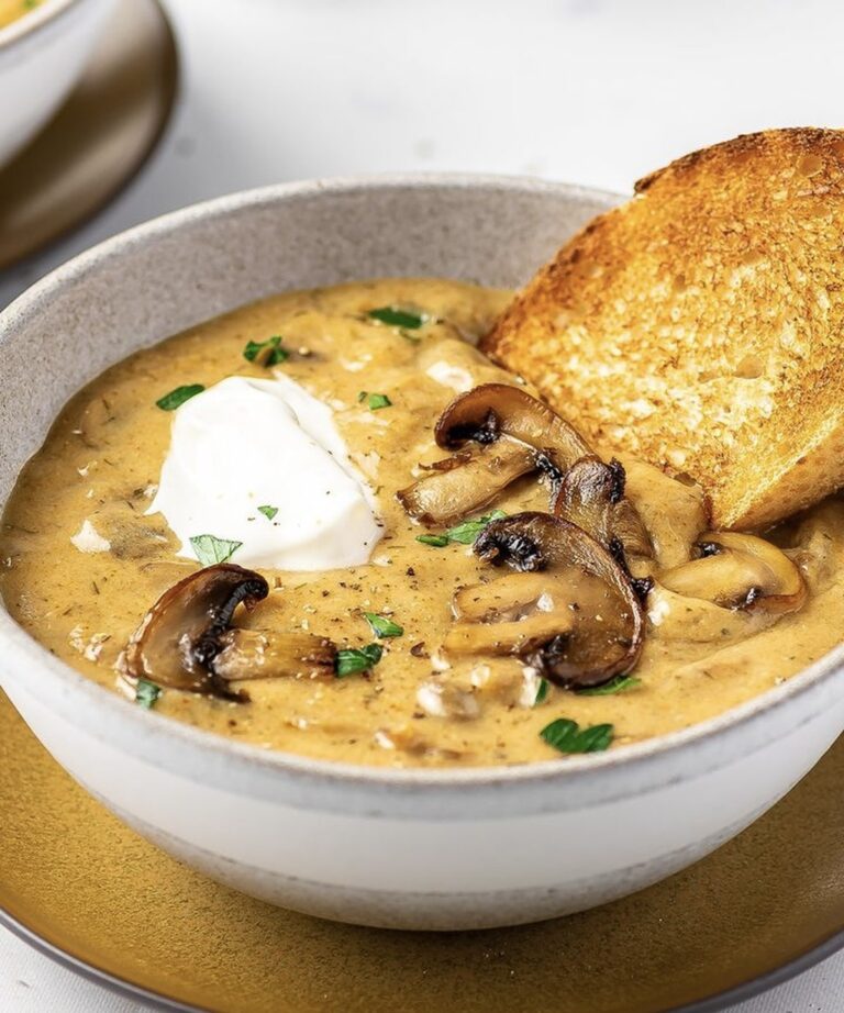 Hungarian Mushroom Soup Recipe
